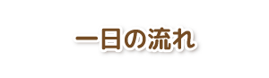 一日の流れ